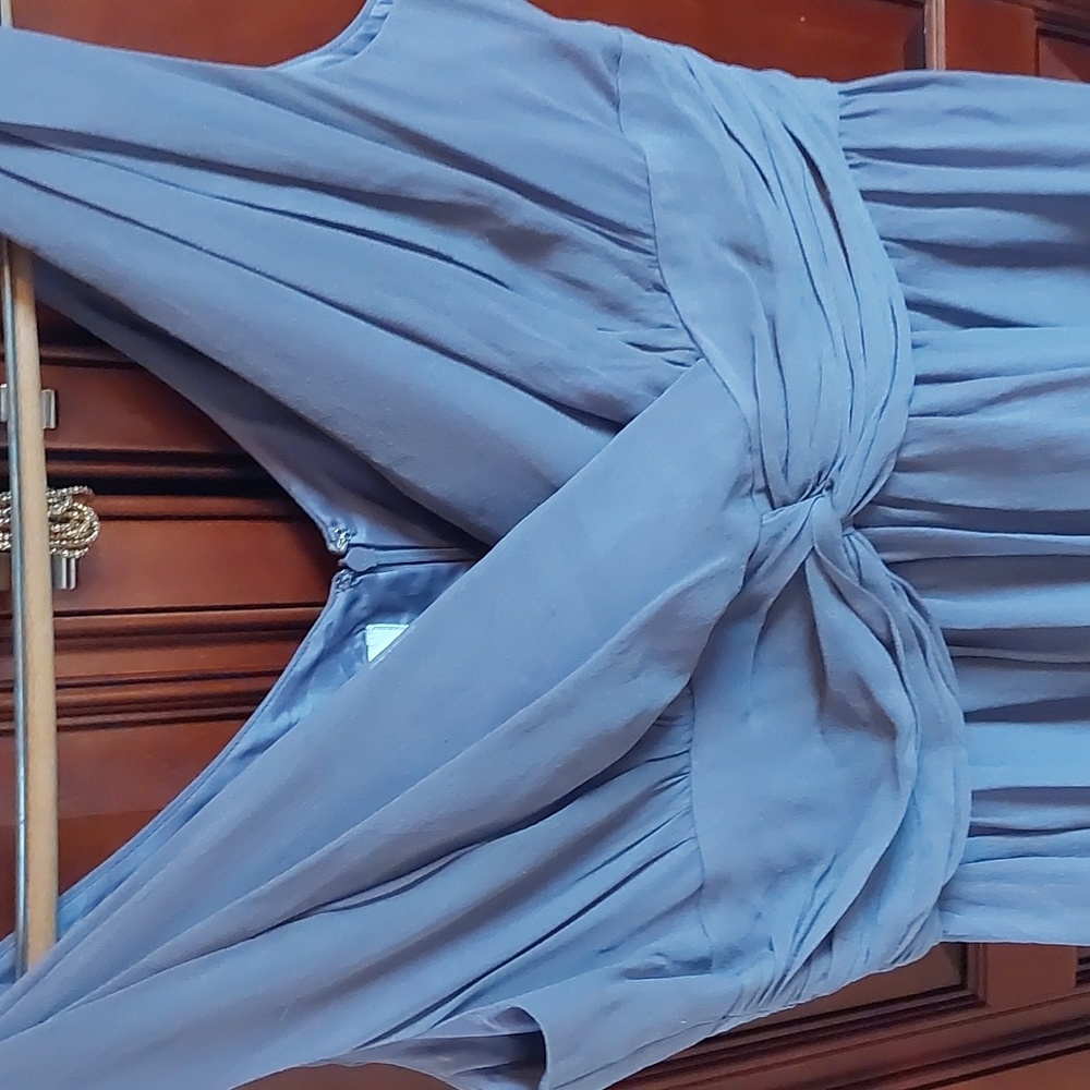 Donna Morgan Silk Dress Sz 12 - Picture 2 of 4
